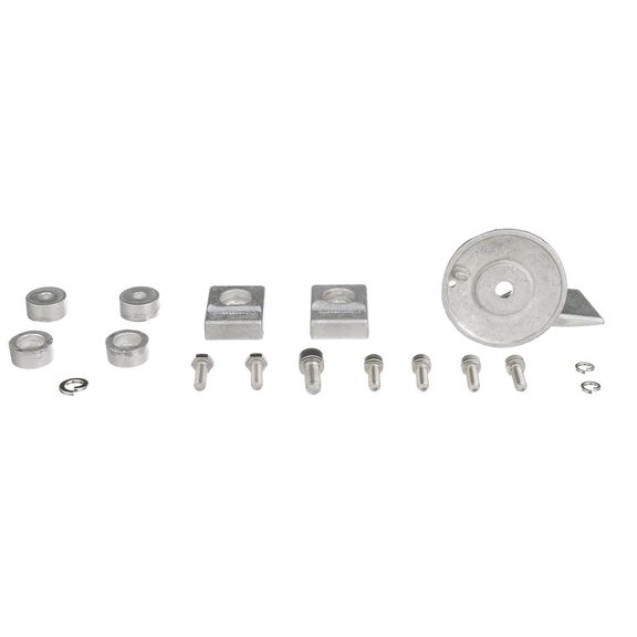 Quicksilver 8M6008005 Aluminum Anode Kit for Suzuki 40-50hp Outboards image number 0