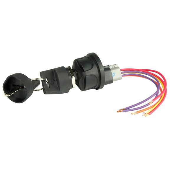 4 Position Sealed Ignition Switch, Accessory/Off/Ignition&Accessory/Start image number 0