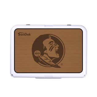 SeaDek Cooler Pad - Collegiate Collection - Fits RTIC 20 - Mocha / Black, Florida State University