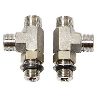ORB & Vertical Tee Hydraulic Fitting Kit, 2 Per Kit
