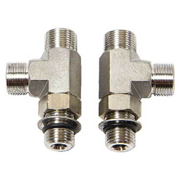 ORB & Vertical Tee Hydraulic Fitting Kit, 2 Per Kit image number 0