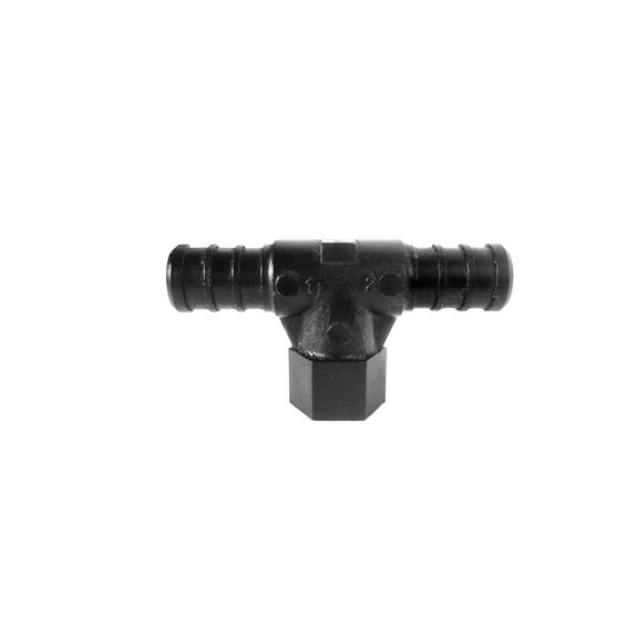 1/2" x 1/2" x 1/8 FPT Barb Tee image number 0