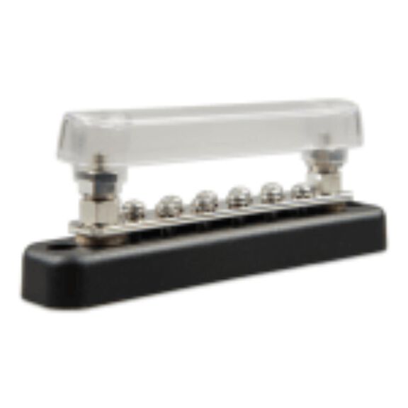 Victron Energy Busbar 250A 2P with 6 screws +cover image number 0