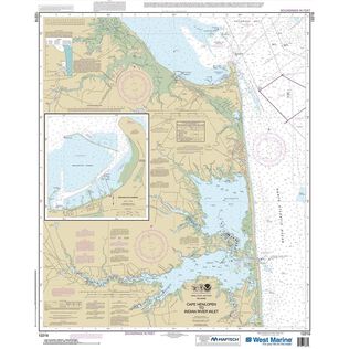 Maptech&reg; NOAA Recreational Waterproof Chart-Cape Henlopen to Indian River Inlet; Breakwater Harbor, 12216