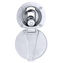 Recessed Shower Chrome Cup with Stainless Steel Lid, Hammer-Head Black Sprayer, 6' Black Rubber Hose image number 4