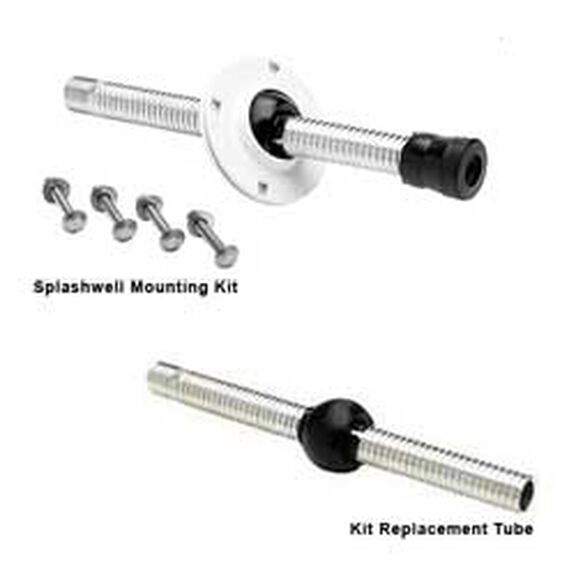 90&deg; Straight  Splashwell Mounting Kit image number 0