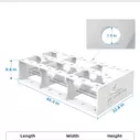 45 Fishing Rods Storage Rack Trolling Aluminum Bent Butt Rod Holder for Rods and Reel Combos image number 7