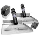 Classic Hydraulic Trim Tab System, 12" x 12", Fits Boats: 19' - 24' (limited transom space) image number 0
