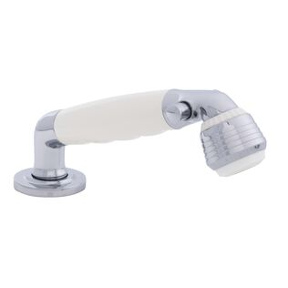Deck-Mount Sprayer Classic Warm White Sprayer, 6' Stainless Steel Hose, Low Profile Holder