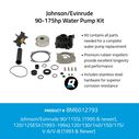 Quicksilver 8M6012793 Water Pump Kit - Johnson/Evinrude 90-175hp image number 1