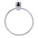 Miah Towel Ring Chrome image number 2