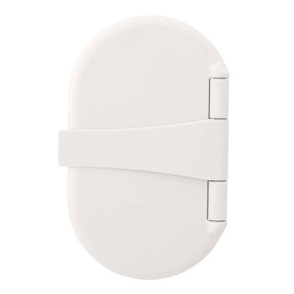 Aidack Transom Shower Hot/Cold Mixer, Warm White Cup & Lid, Small Warm White Sprayer, 10' White Rubber Hose, Chrome Aidack Handle image number 9