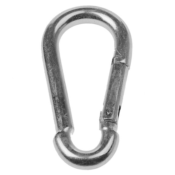 3 1/8" Zinc Plated Carabiner image number 3