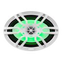 HYDRO 6 x 9" 2-Way Marine Speakers with Integrated RGB LED Lights, 375 Watts, White image number 3