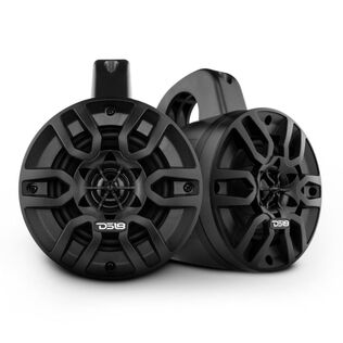 HYDRO 4" Amplified with Bluetooth Wakeboard Tower Speakers, Black