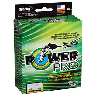 Spectra Braided Fishing Line, Hi-Vis Yellow, 150 yds.