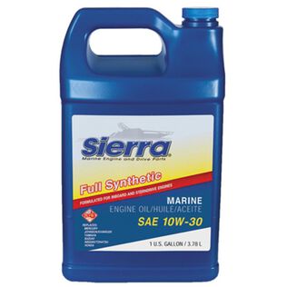 Sierra 10W-30 4 Stroke Full Synthetic Marine Engine Oil, 1 Gallon