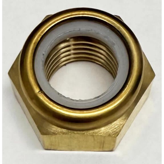 Side-Power Locknut for prop, Brass, 386mm Thrusters SH420, | SH550, SAC450, SAC520 image number 0