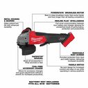 M18 FUEL&trade; 4-1/2" / 5" Grinder Paddle Switch, No-Lock image number 6