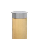 Nautical 6 1/2" Diameter Marine Grade Stainless Steel Round Post Cap image number 0