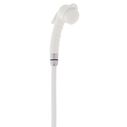 Recessed Shower Arctic White Cup with Stainless Steel Lid, Small Arctic White Sprayer, 10' White Rubber Hose image number 8