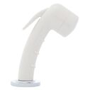 Deck-Mount Sprayer Small Warm White Sprayer No Hook, 6' Stainless Steel Hose, Low Profile Holder image number 2