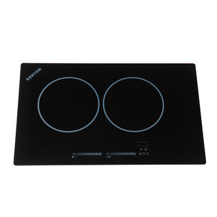 Bridge, Black, Two Burner Cooktop, Touch Control, Induction, w/Mat, Landscape, 240V