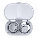 Aidack Transom Shower Hot/Cold Mixer, Chrome Cup & Lid, Small Chrome Sprayer, 6' White Rubber Hose, Chrome Aidack Handle image number 5