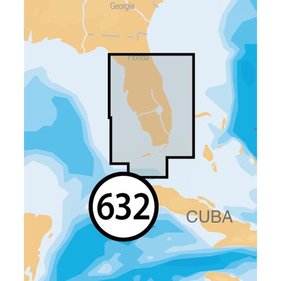 CF/632P+ Central and South Florida Platinum+ Charts CF Card image number 0
