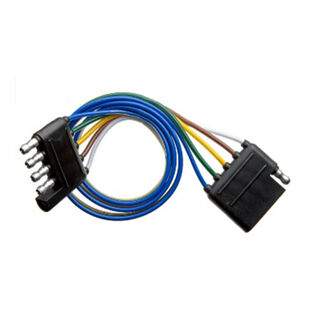 24" Trailer Wiring Connector, Male, 5-Way