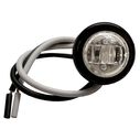 LED 3/4" Round Trailer Utility Light with Grommet, Clear image number 0