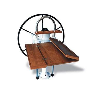 Teak Kit Double Leaf Solid Teak Table For Pedestals