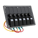 6 Position Water-Resistant Switch Panel with Fuses image number 3