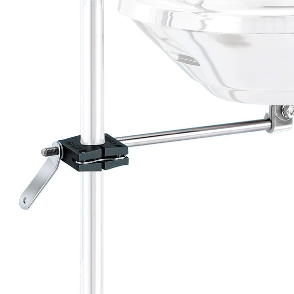 Magma Marine Kettle Grill All Angle Round Rail Mount, Fits 7/8" or 1" Rail image number 0