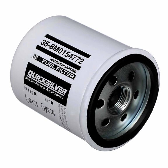 8M0154772 Water Separating Fuel Filter for Select Johnson and Evinrude Outboards image number 1