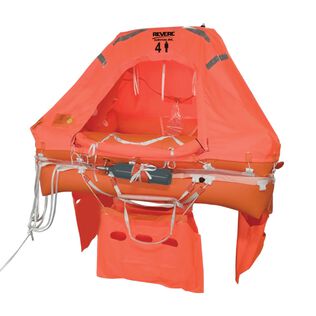 Revere Offshore Voyager Life Raft, 4 Person, Valise