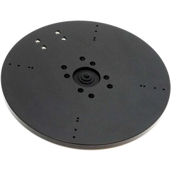 Mount Top Plate for Medium Satdomes - Black image number 0