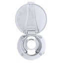 Recessed Cup & Lid Set Stainless Steel Lid / Plastic Cup Chrome image number 2