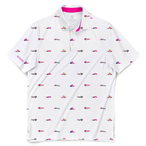 Men's Trippy Fish Polo image number 0