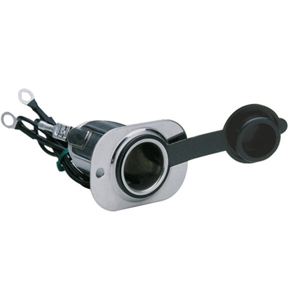 12V Stainless Steel Receptacle image number 0