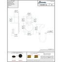 Recessed Shower Arctic White Cup with Stainless Steel Lid, Small Arctic White Sprayer, 10' White Rubber Hose image number 3