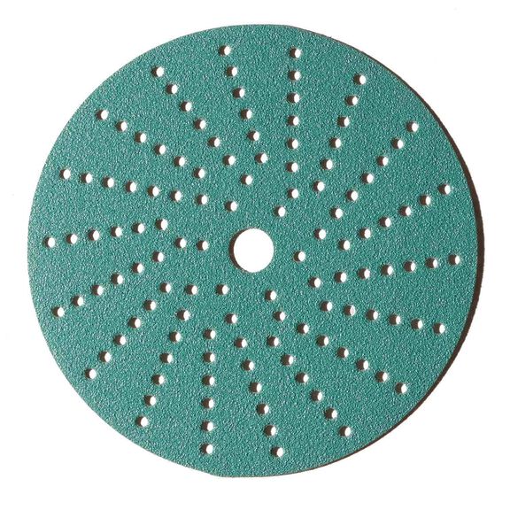 6" 80-Grit Medium Sandpaper Film Disc, 50-Pack image number 0