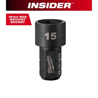 INSIDER&trade; Box Ratchet Socket 6 Point 15mm