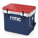 22 Quart Ultra-Light Hard-Sided Ice Chest Cooler, Fits 30 Cans or 8 Wine Bottles, Patriot image number 0