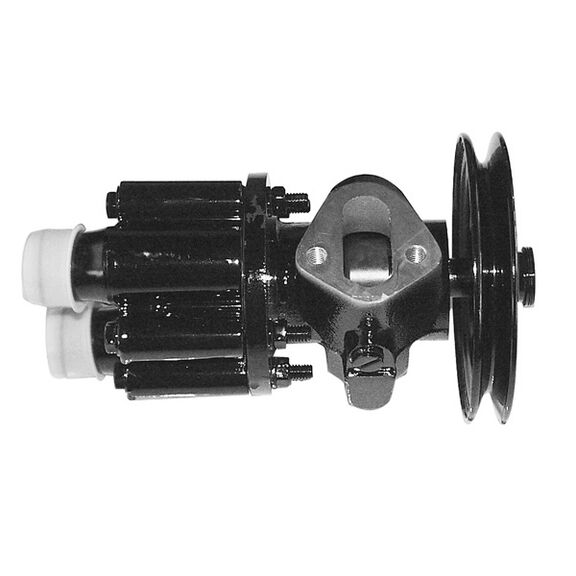 Quicksilver 807151A8 Sea Water Pump Housing for V8 MerCruiser Engines Made by General Motors w/ a V-Belt Pulley System for Engine Accessories and Mechanical Fuel Pumps image number 0