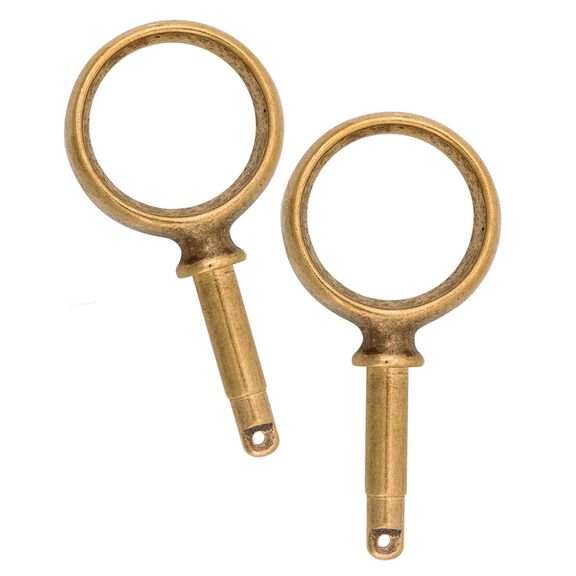 2 1/4" Round Bronze Oarlocks image number 0