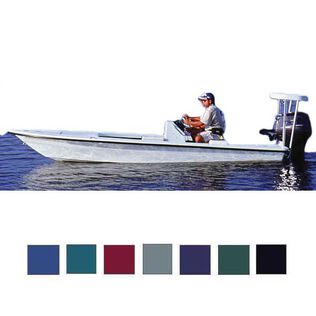 Flats Boat Cover, OB, Teal, Hot Shot, 15'6"-16'5", 80" Beam