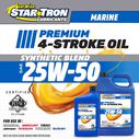 Star Tron 4-Stroke 25W-50 Marine Engine Oil, Synthetic Blend image number 1