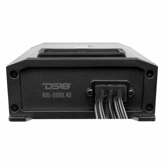 DS18 NXL-X600.4D Full-Range Class D 600 Watts 4-Channel Marine Amplifier, 150 x 4 RMS @4 OHM image number 4
