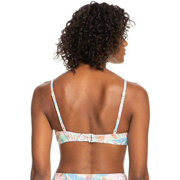 Women's Roxy Love The Surf Knot Triangle Bikini Top image number 2